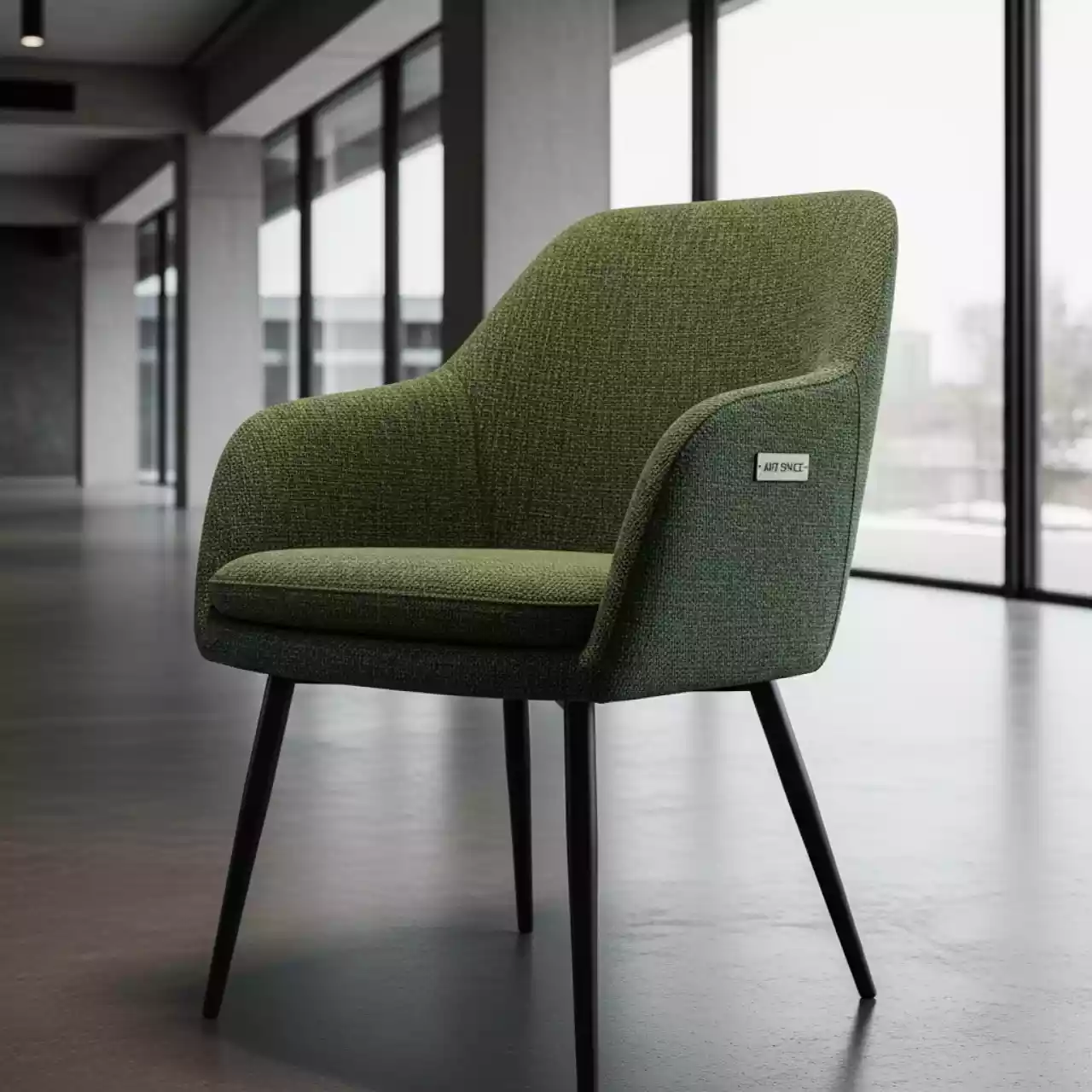 Аренда Стул Брюссель рогожка зеленая в банкетном зале «Дельфин» — ART SPACE