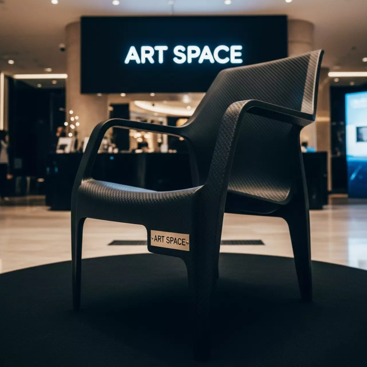 Аренда Стул Calma S карбон чёрный в Imeretinskiy Hotel — ART SPACE