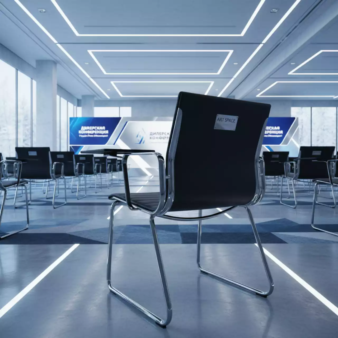 Аренда Стул Character со столиком хром в гранд-отеле «Жемчужина» — ART SPACE
