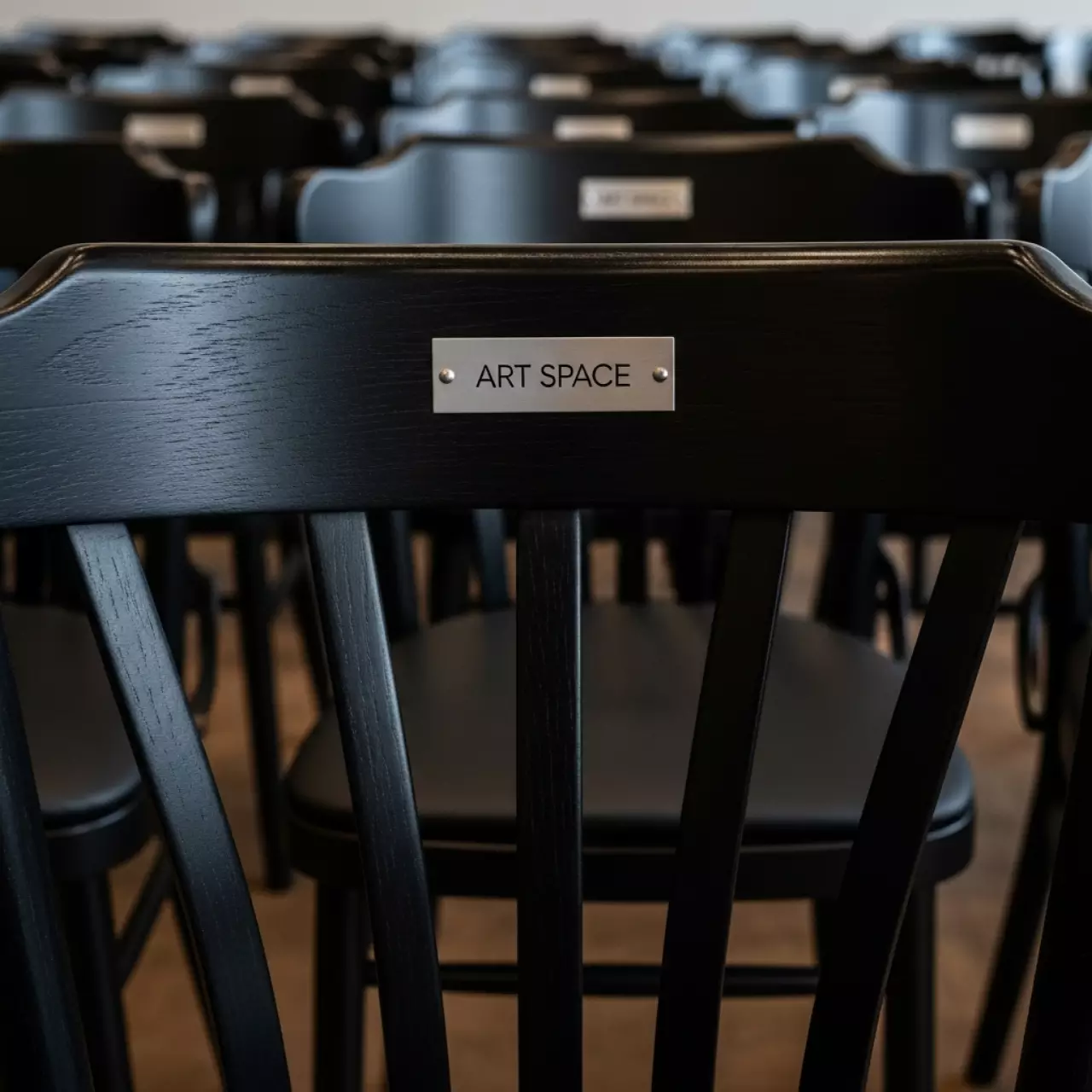 Аренда Стул черный деревянный Vilmar в банкетном зале «Дельфин» — ART SPACE