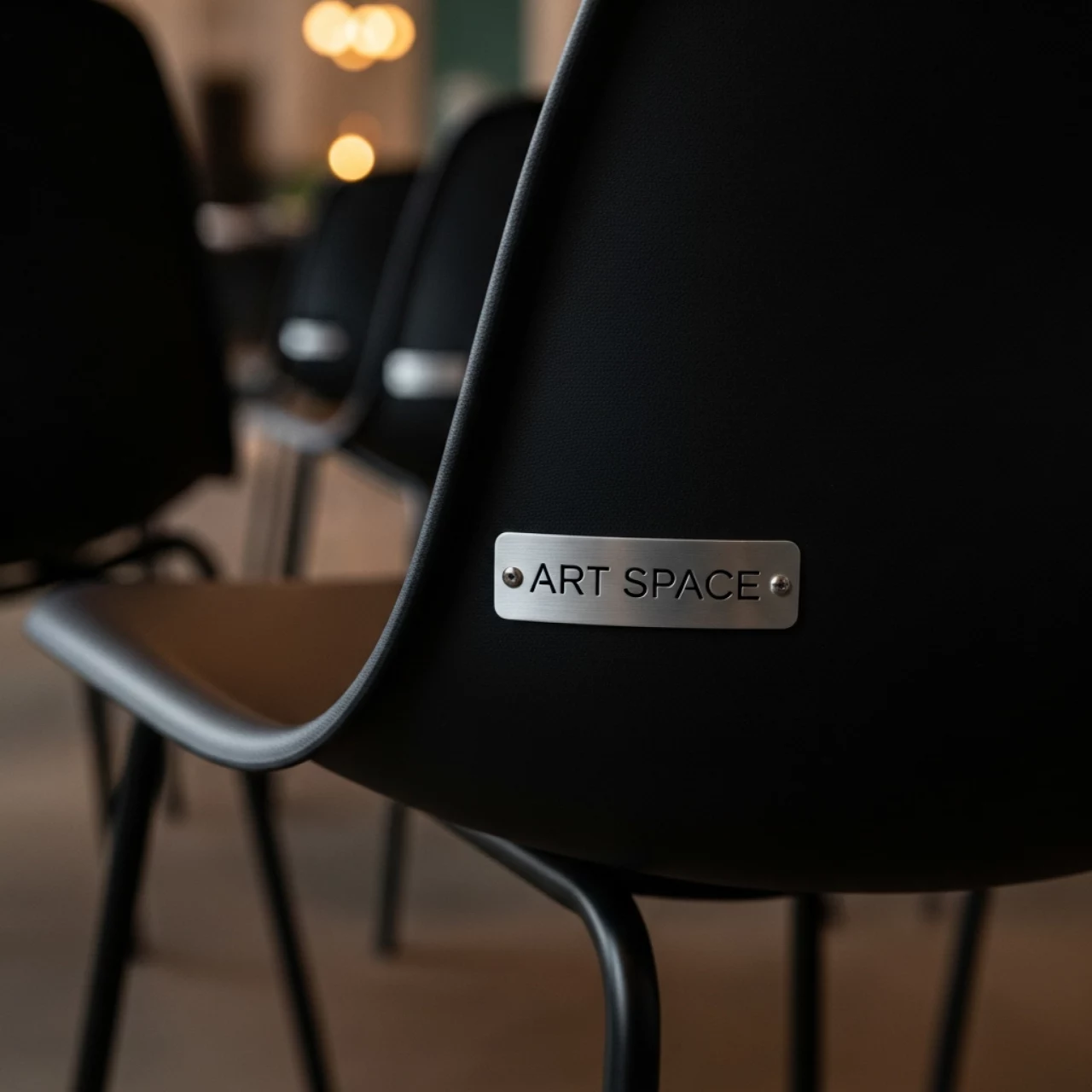 Аренда Стул черный Eames Metal в ресторане «Паруса» — ART SPACE