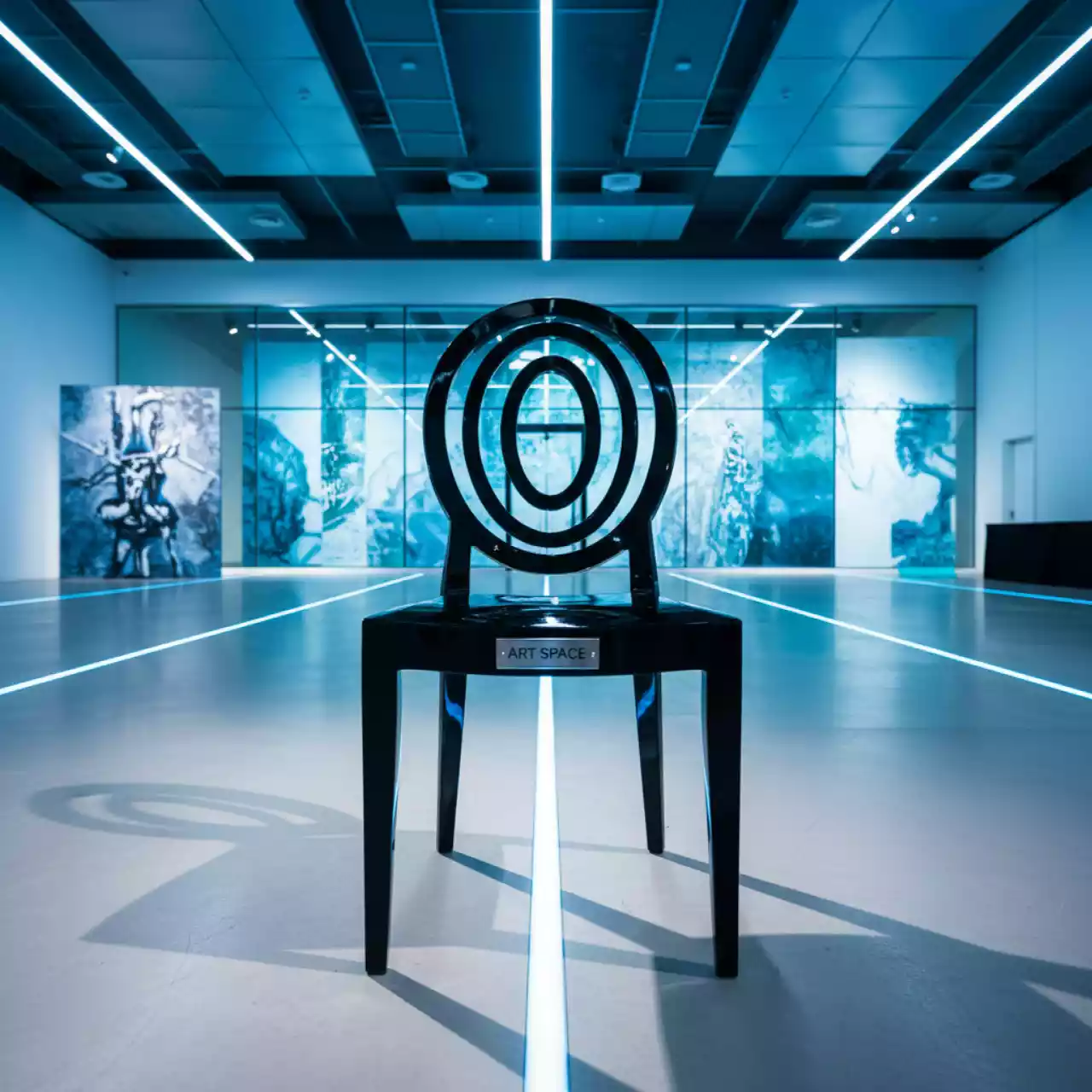 Аренда Стул черный Феникс в ледовом дворце «Большой» — ART SPACE