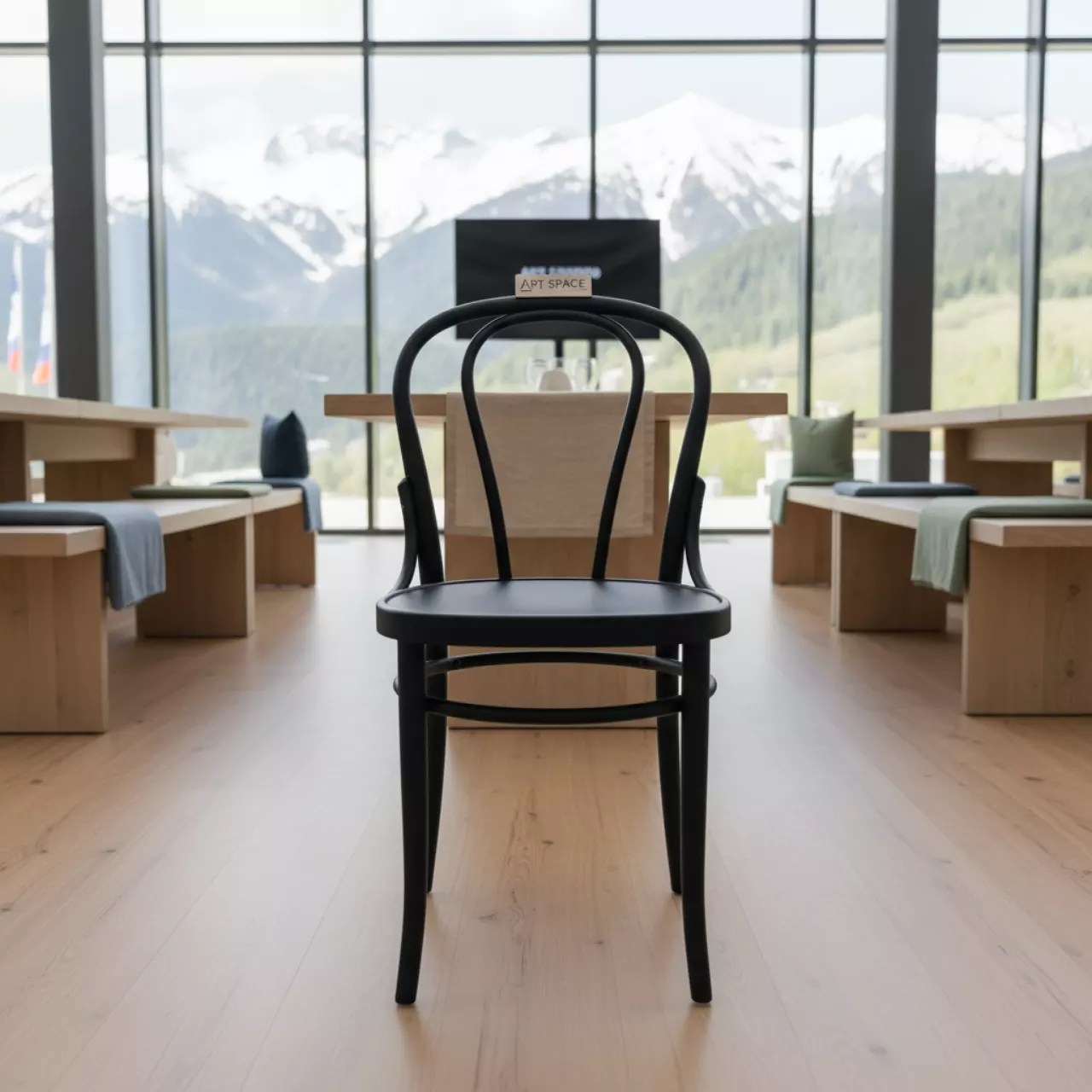 Аренда Стул черный Прованс на курорте «Газпром» (Альпика) — ART SPACE