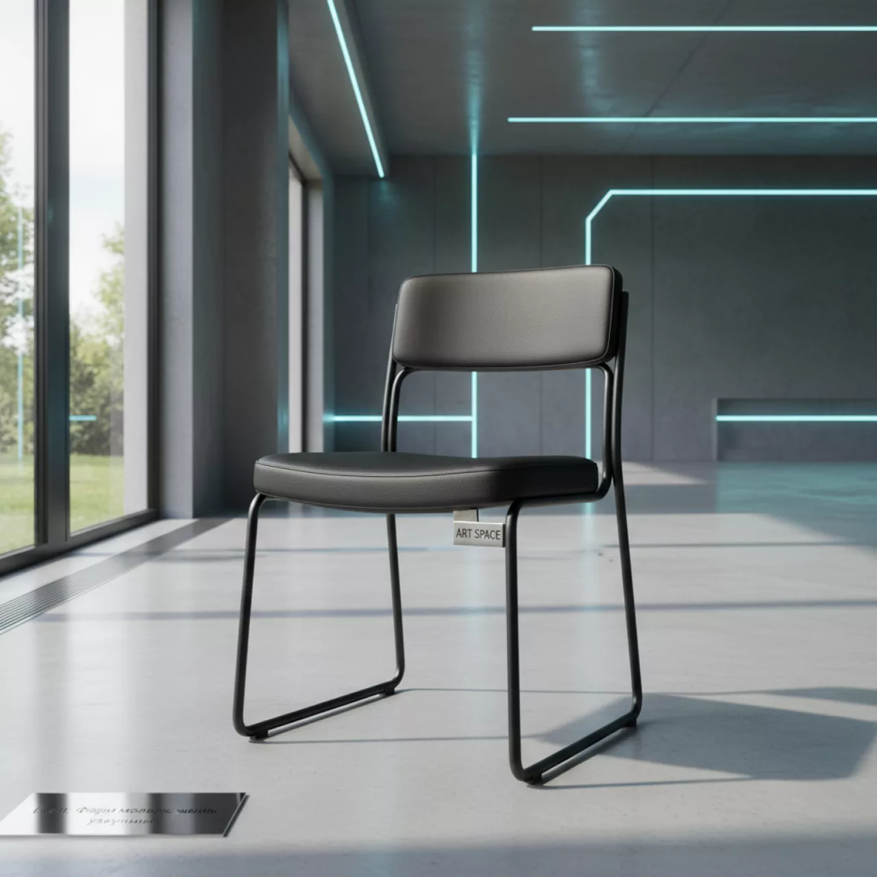 Аренда Стул черный с экокожей Tolix Soft в комплексе «Дагомыс» — ART SPACE