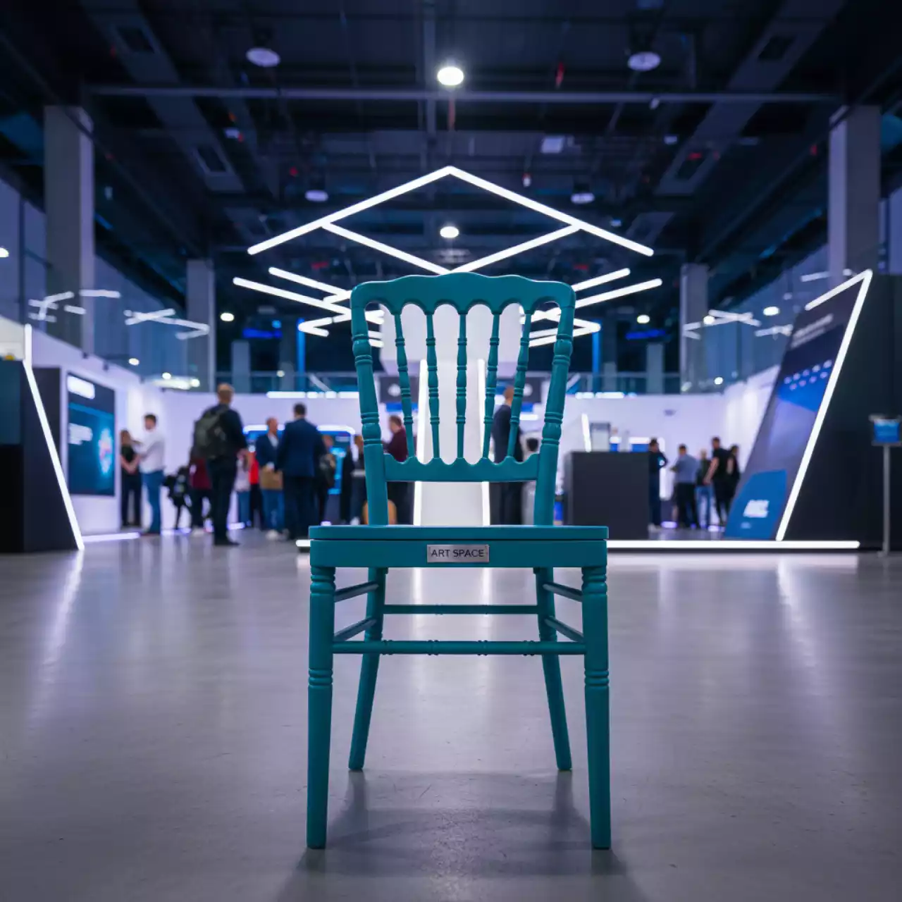 Аренда Стул Chiavari деревянный бирюзовый в Delta Sirius — ART SPACE