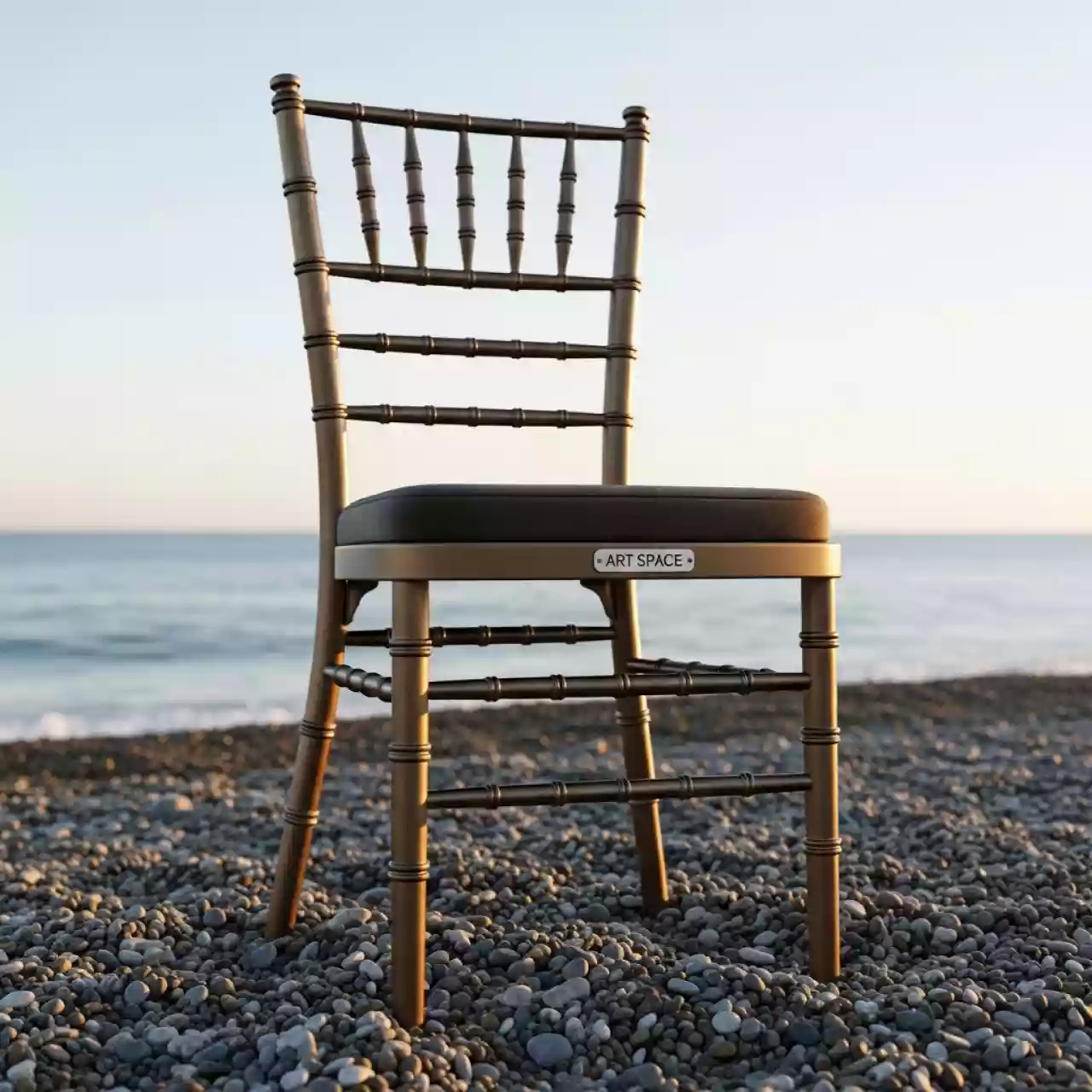 Аренда Стул Chiavari деревянный бронза на пляже «Маяк» — ART SPACE