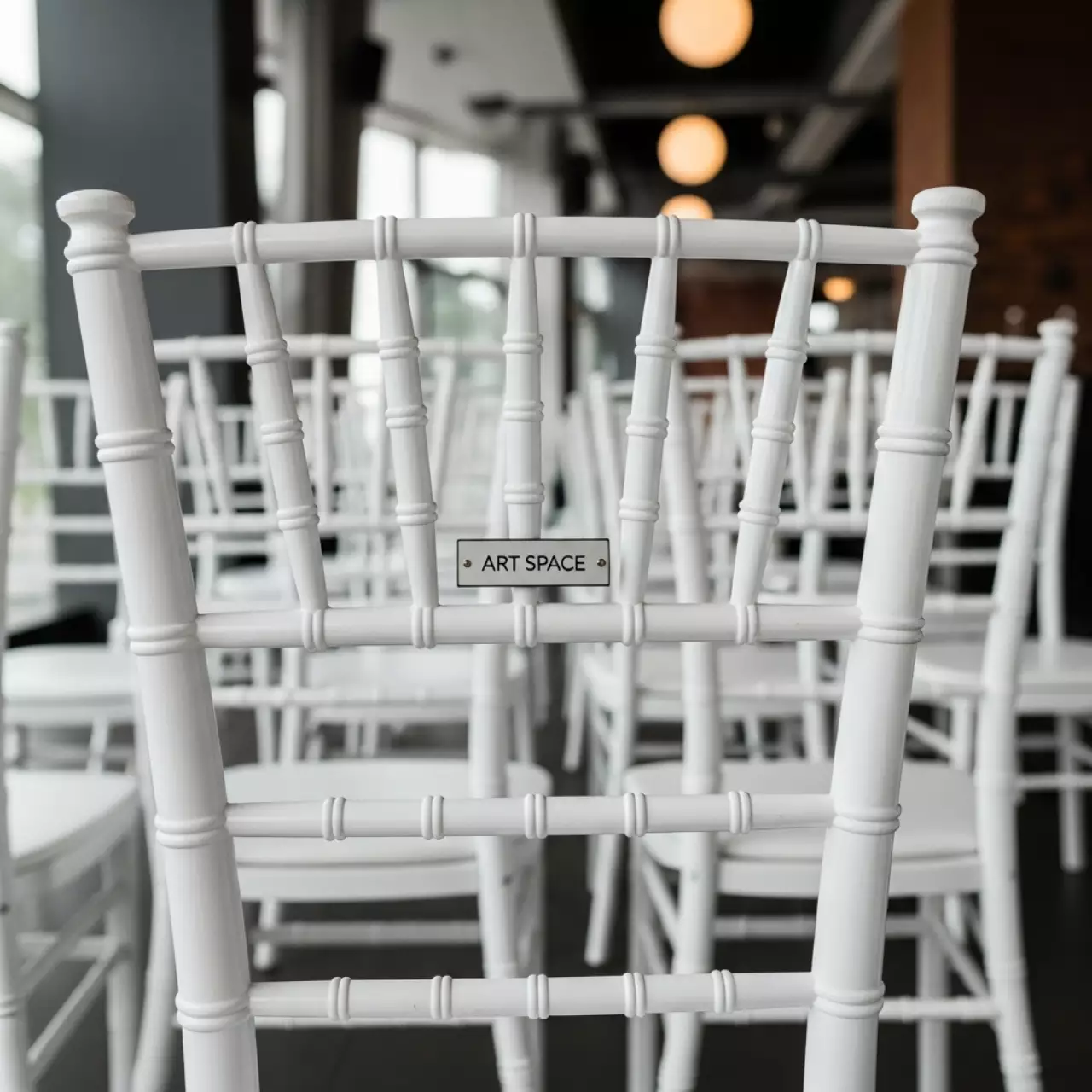 Аренда Стул Chiavari Диамант пластиковый белый в ресторане «Магеллан» — ART SPACE