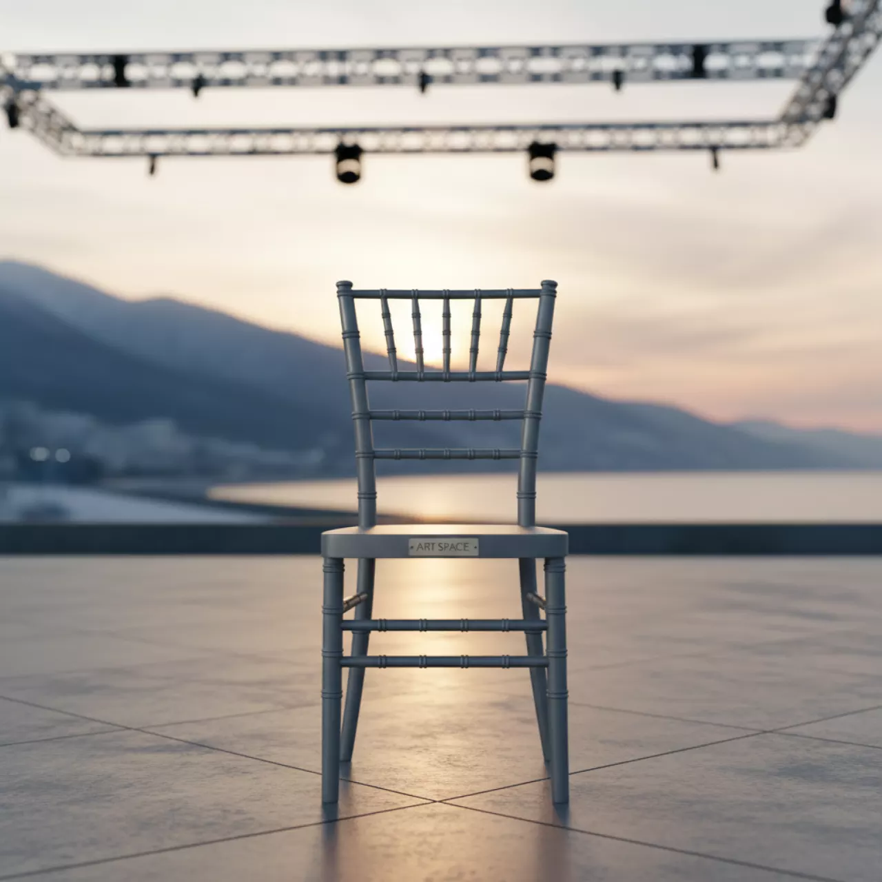 Аренда Стул Chiavari телегрей деревянный на Имеретинской набережной — ART SPACE