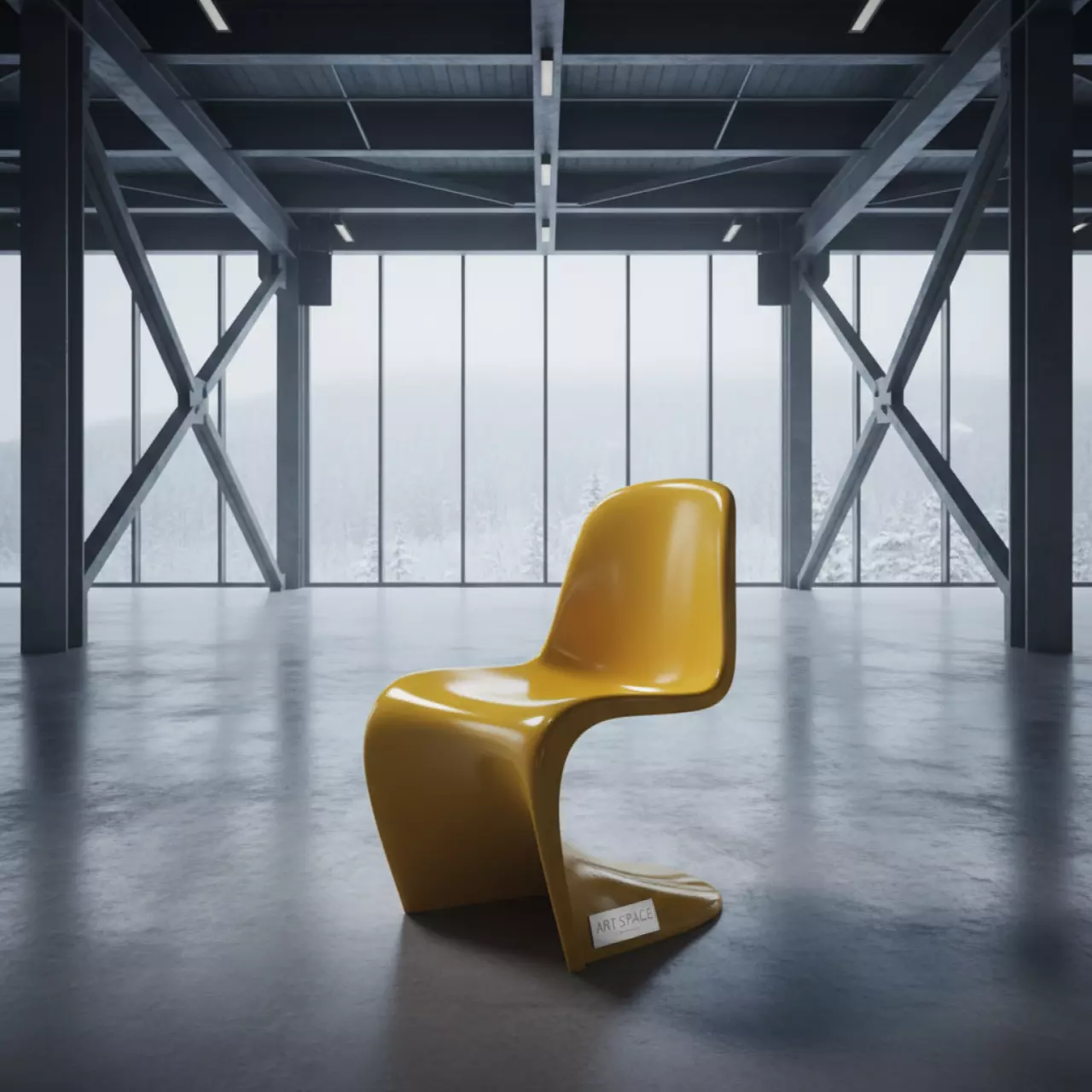 Аренда Стульчик детский Panton yellow в Karat Resort — ART SPACE