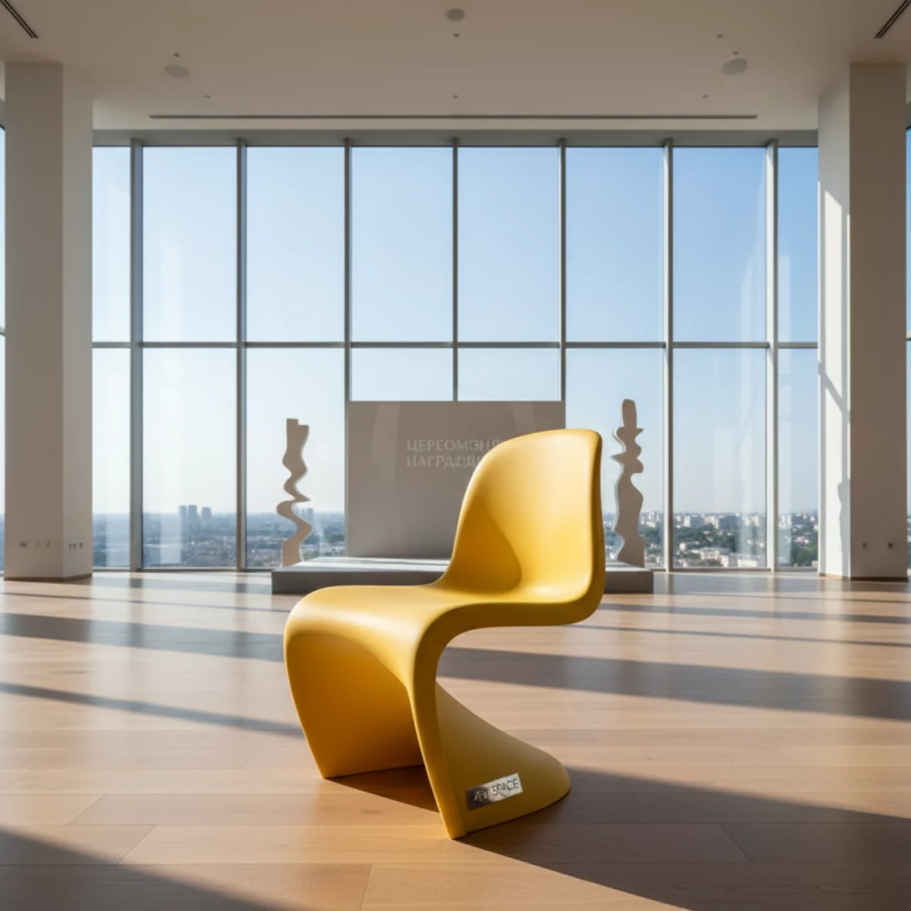 Аренда Стульчик детский желтый Pantone в Panorama by Mercure — ART SPACE