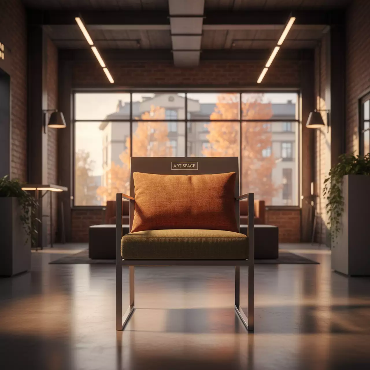 Аренда Стул Como металлический с подушкой в Boutique Hotel PORTUM 1905 — ART SPACE