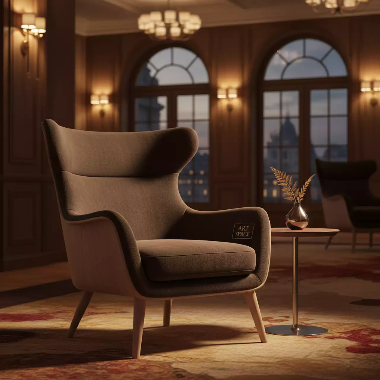 Аренда Стул Денвилл дуб юкон в Boutique Hotel PORTUM 1905 — ART SPACE