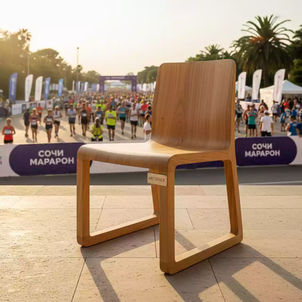 Аренда Стул деревянный Lisa Wood в санатории «Металлург» — ART SPACE