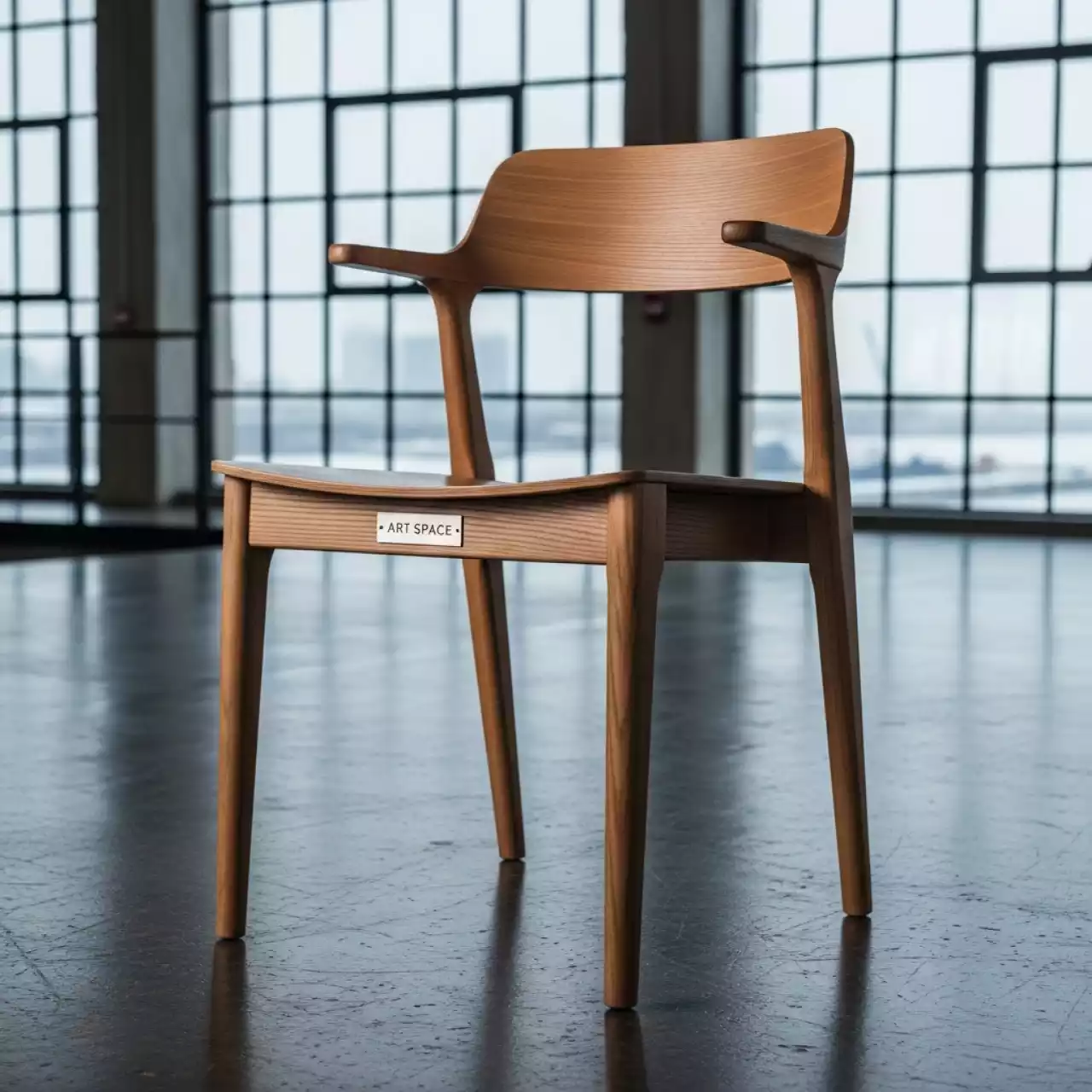 Аренда Стул деревянный Si Si Wood на территории Морпорта Сочи — ART SPACE