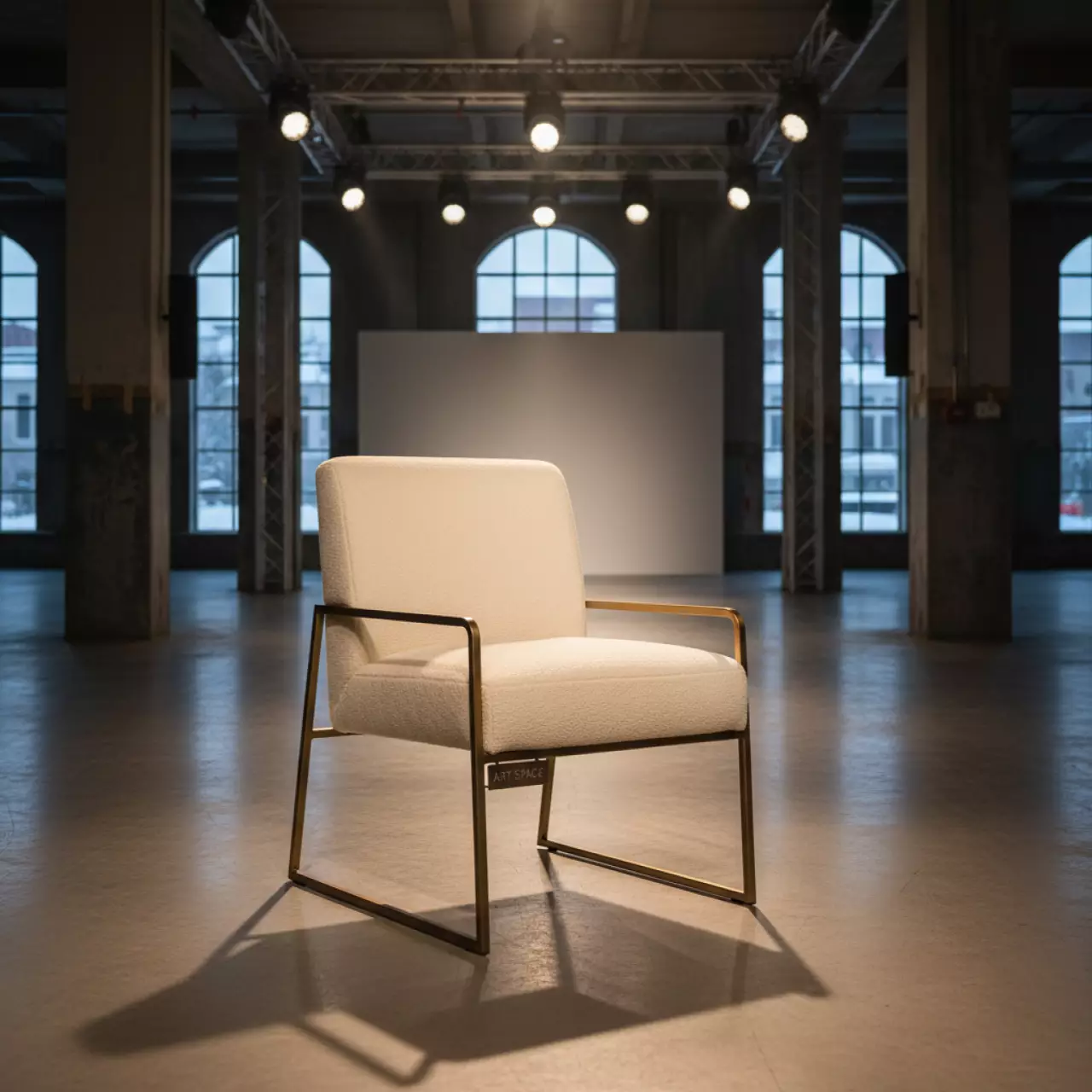 Аренда Стул детский Хит велюр Teddy золото муар в Omega Sirius — ART SPACE