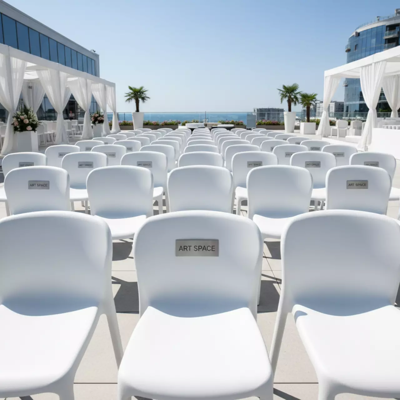 Аренда Стул детский Маммут белый в Pullman Sochi Centre — ART SPACE