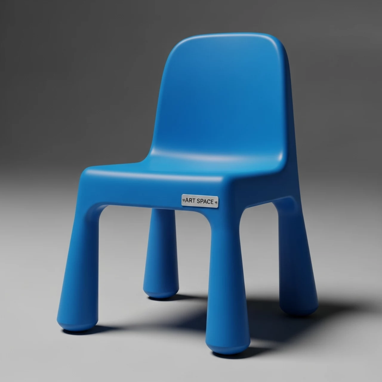 Аренда Стул детский Маммут голубой пластиковый в Mercure Сочи Центр — ART SPACE