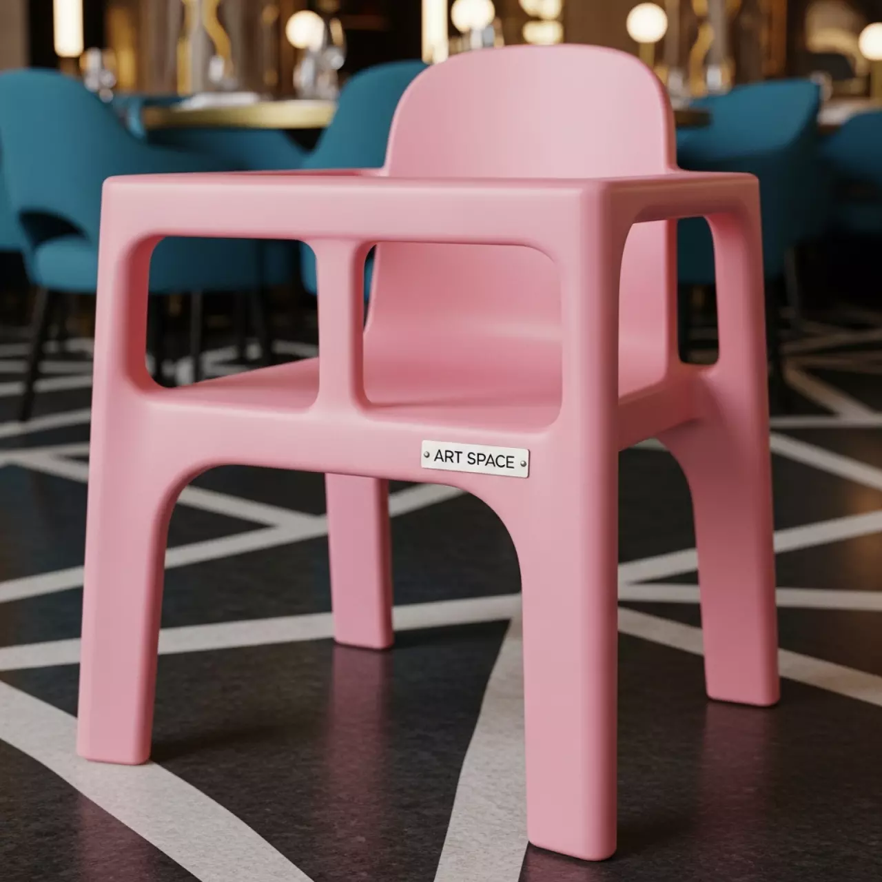 Аренда Стул детский пластиковый Пэйл розовый в ресторане «Магеллан» — ART SPACE