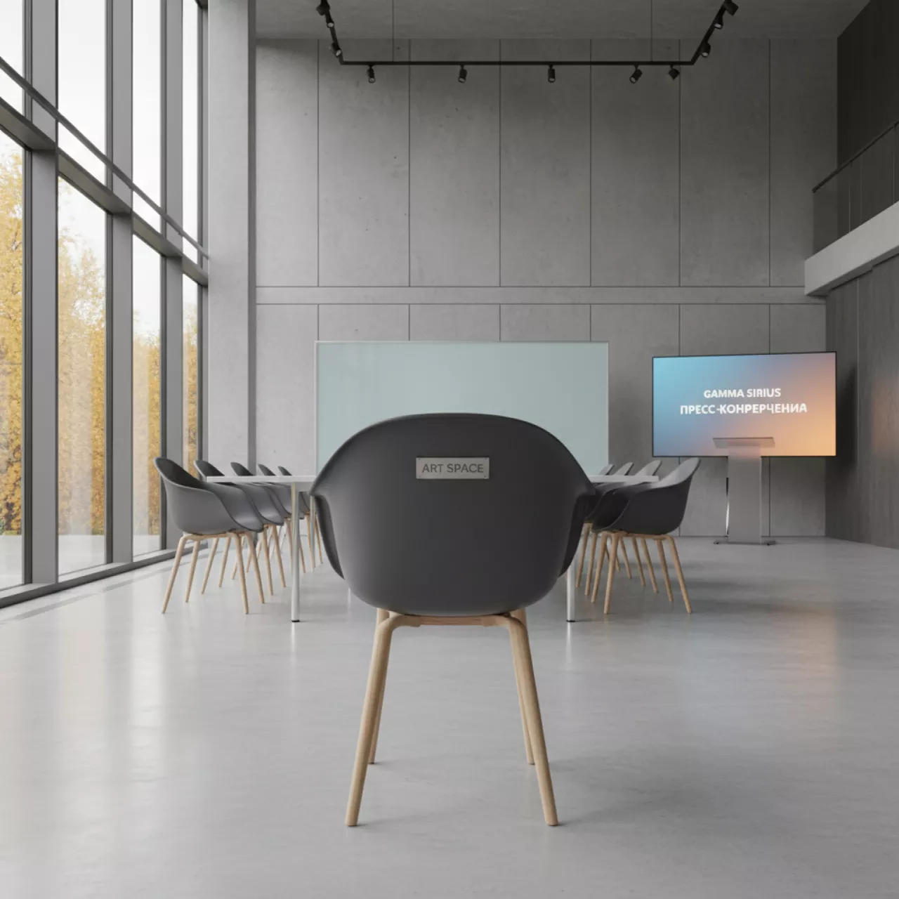 Аренда Стул дизайнерский Eames стиль DSW DAW grey в Gamma Sirius — ART SPACE