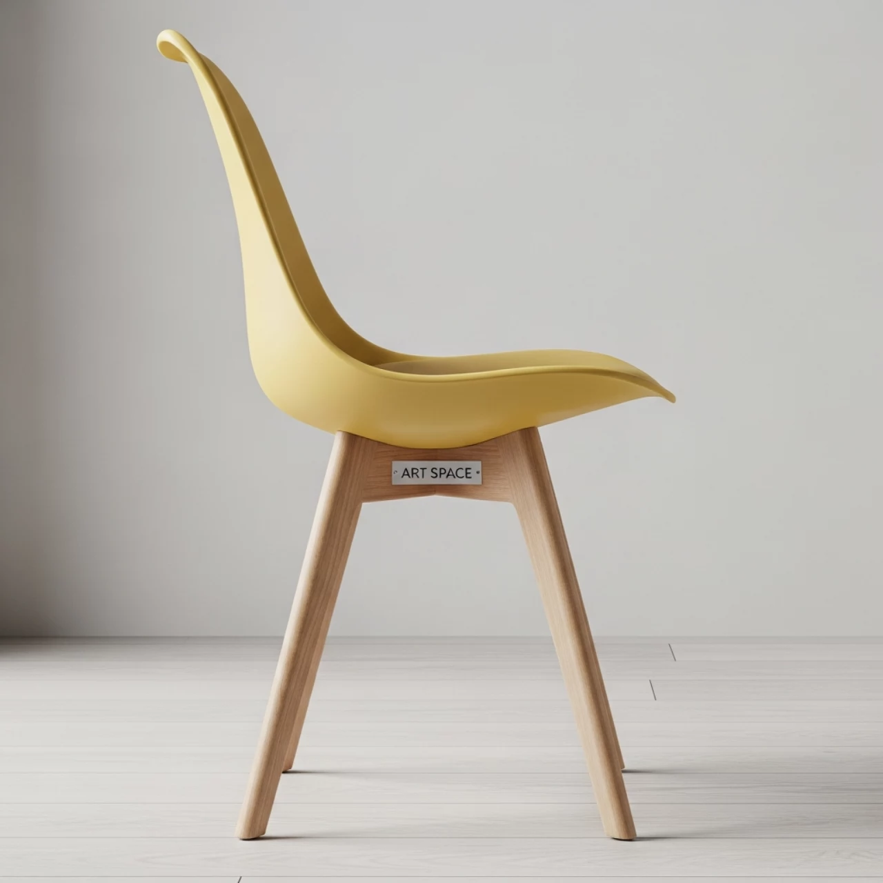 Аренда Стул дизайнерский Eames стиль DSW soft yellow в Rixos Krasnaya Polyana — ART SPACE