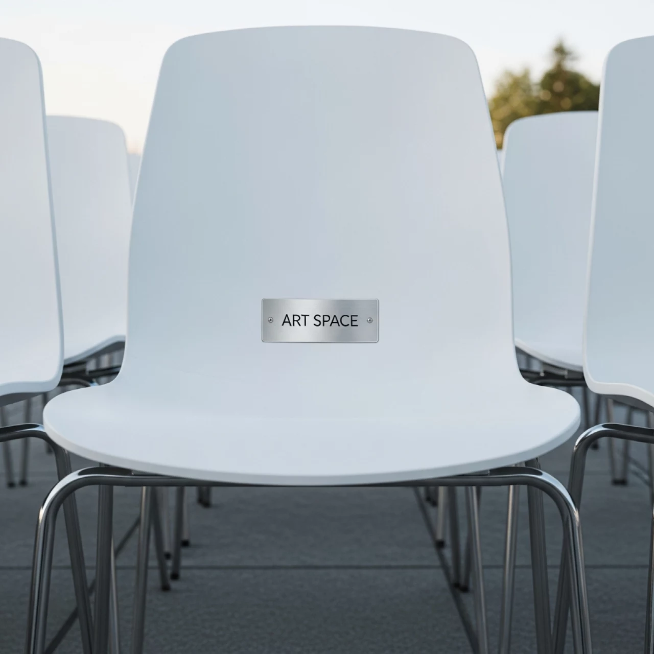 Аренда Стул дизайнерский Eames стиль DSW white metall в отеле «Звездный» — ART SPACE