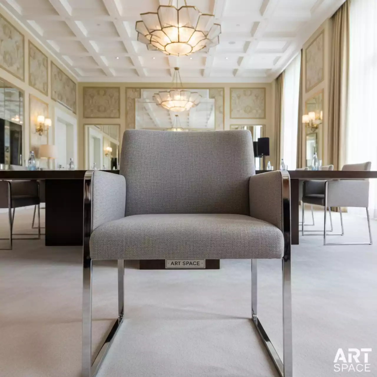 Аренда Стул для конференций Goal серый в Rodina Grand Hotel & SPA — ART SPACE