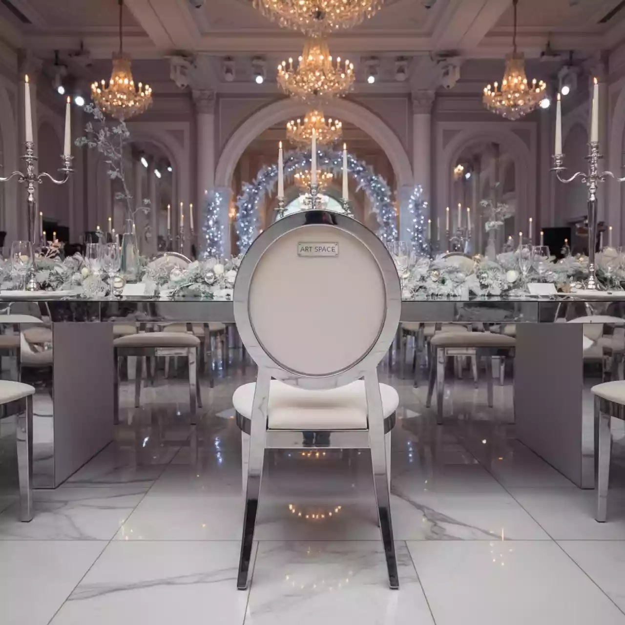 Аренда Стул для посетителя Selim Silver V в City Park Hotel Sochi — ART SPACE