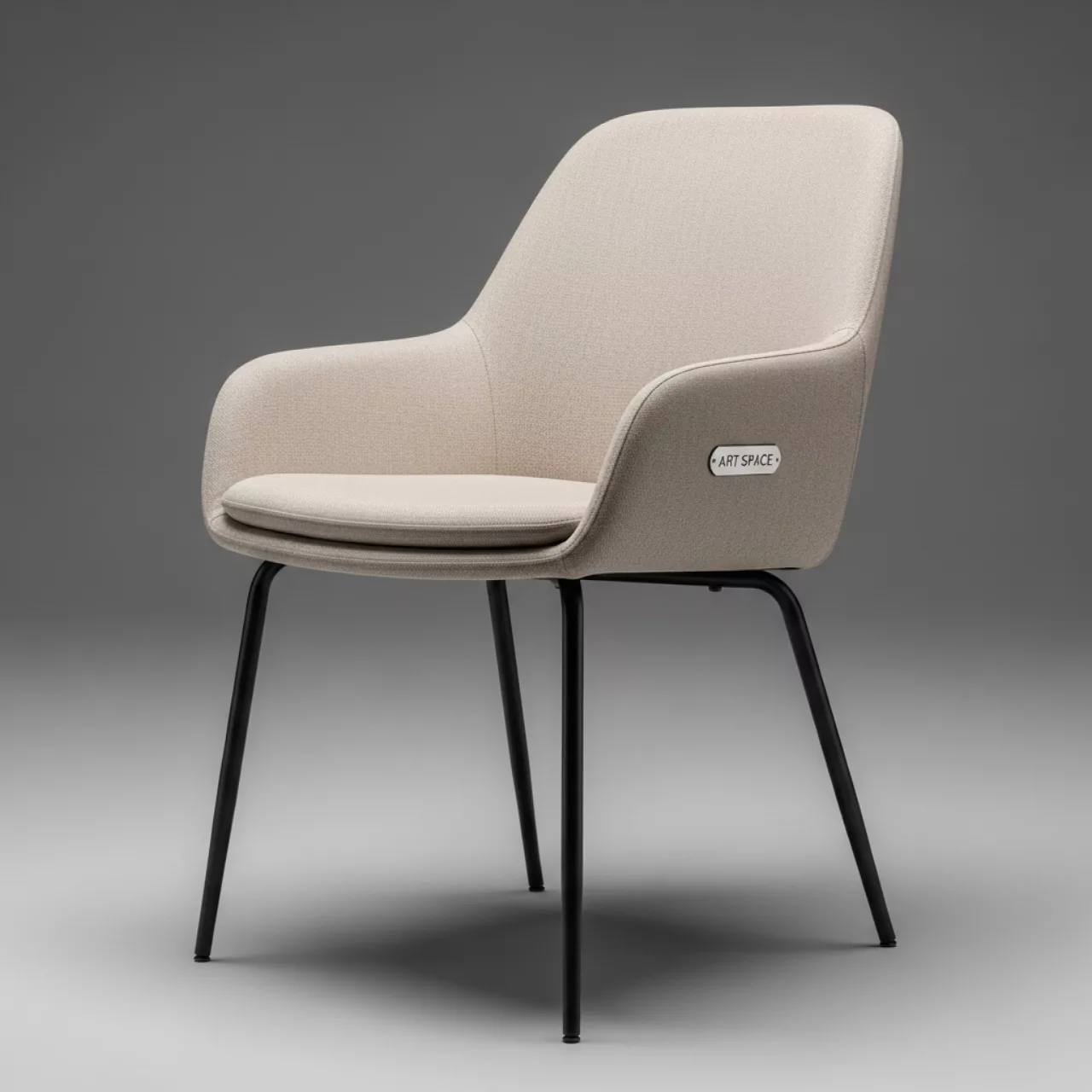 Аренда Стул Дублин бежевая ткань в ледовой арене «Шайба» — ART SPACE