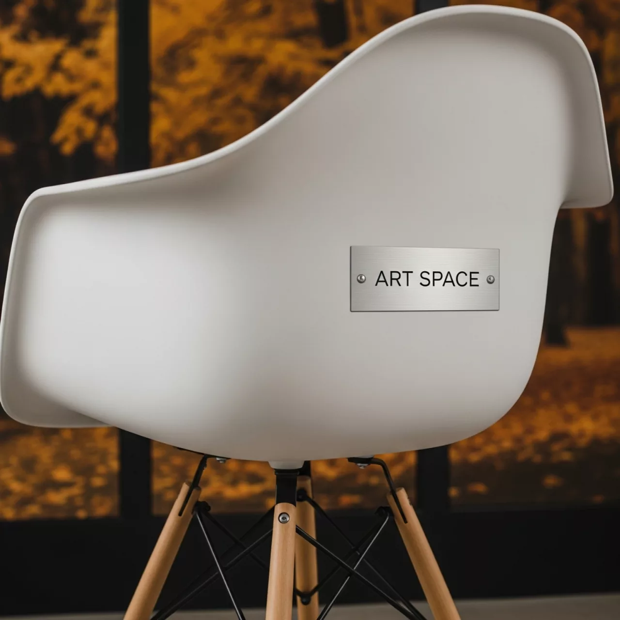 Аренда Стул Eames DAR белый в санатории «Русь» — ART SPACE
