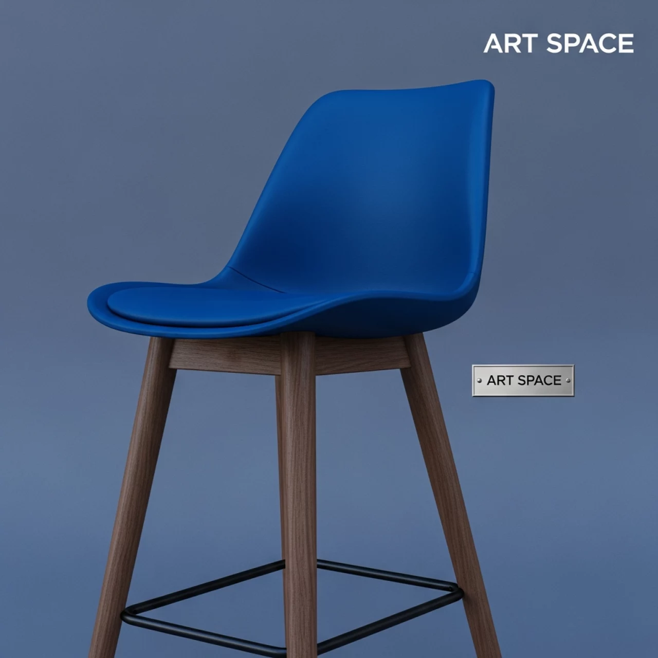 Аренда Стул Eames DSW Butterfly барный синий в ОКЦ «Галактика» — ART SPACE