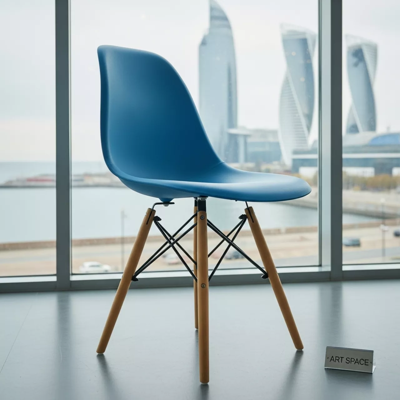 Аренда Стул Eames синий на Имеретинской набережной — ART SPACE
