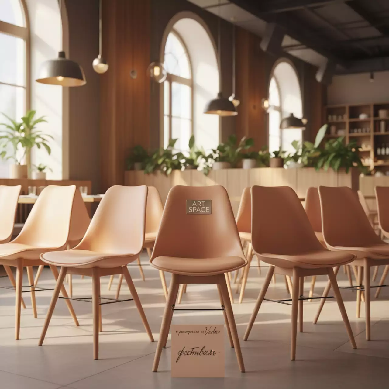 Аренда Стул Eames в ресторане «Voda» — ART SPACE