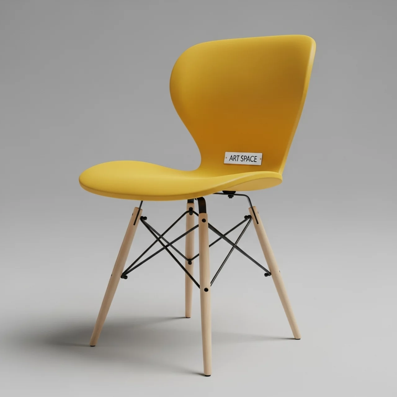 Аренда Стул Eames желтый Хоста — ART SPACE