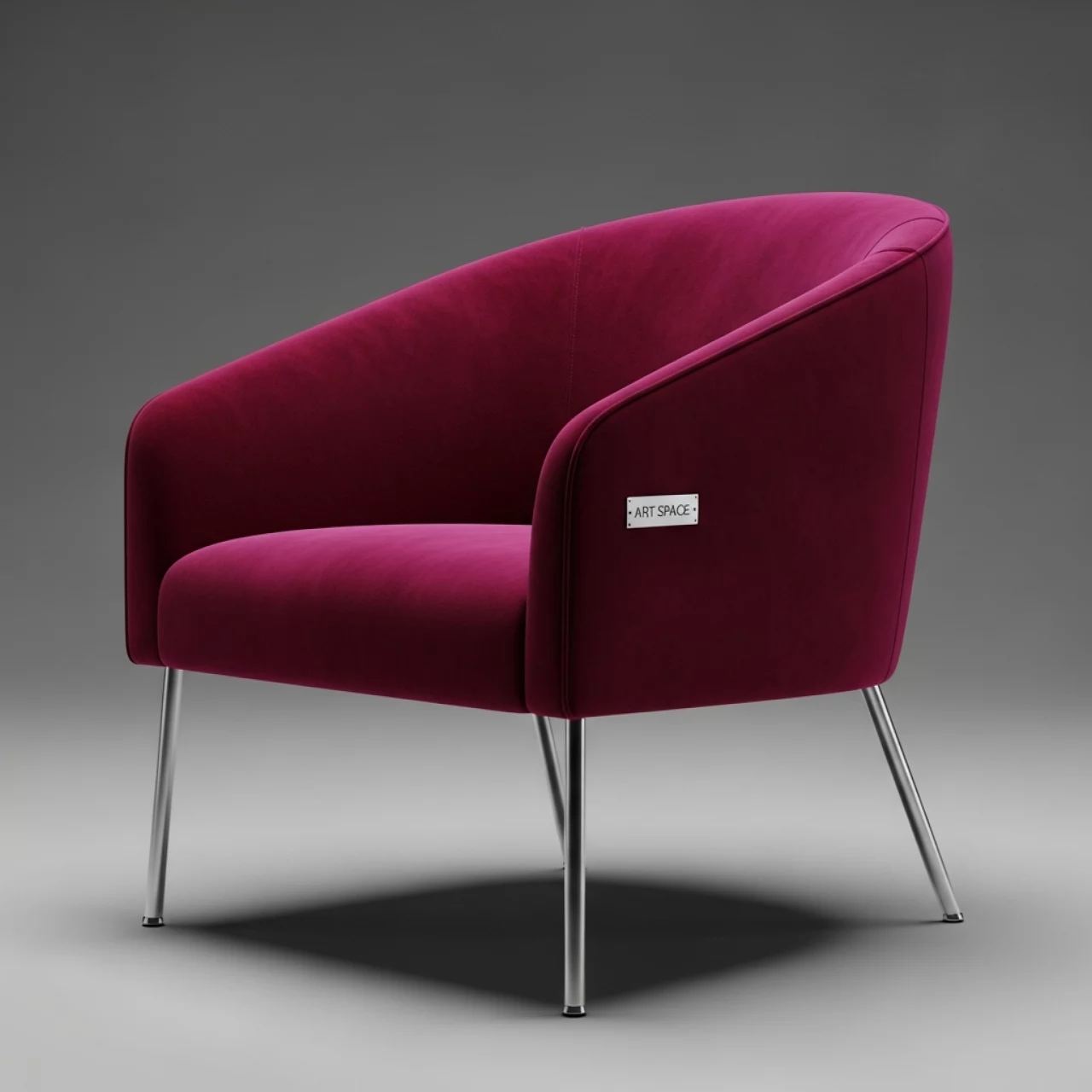 Аренда Стул Easy new велюр винный на площадке Rosa Peak (2320м) — ART SPACE