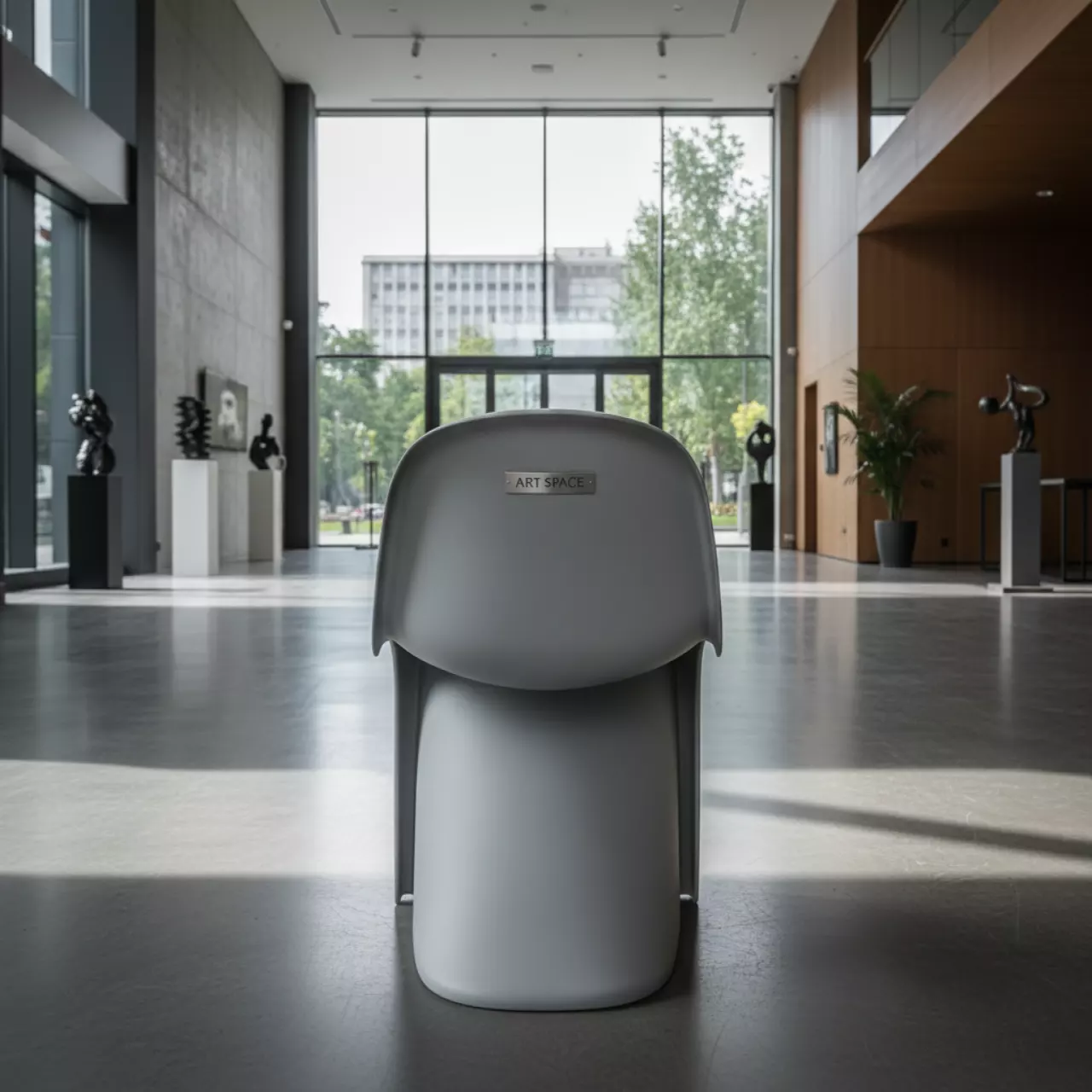 Аренда Стул EpokS светло серый пластик в City Park Hotel Sochi — ART SPACE