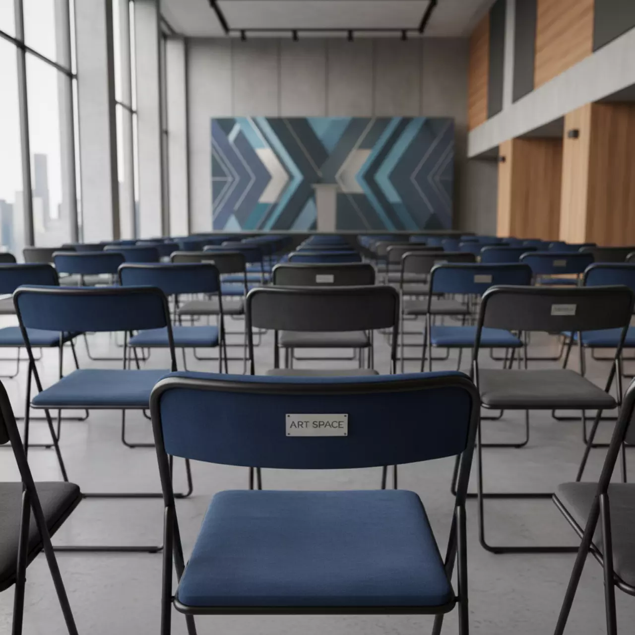 Аренда Стульев складных в Новороссийске для конференции в Karat Resort — ART SPACE