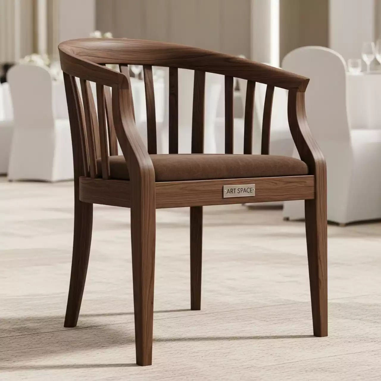 Аренда Стул Фабиано орех шоколад в Novotel Resort — ART SPACE