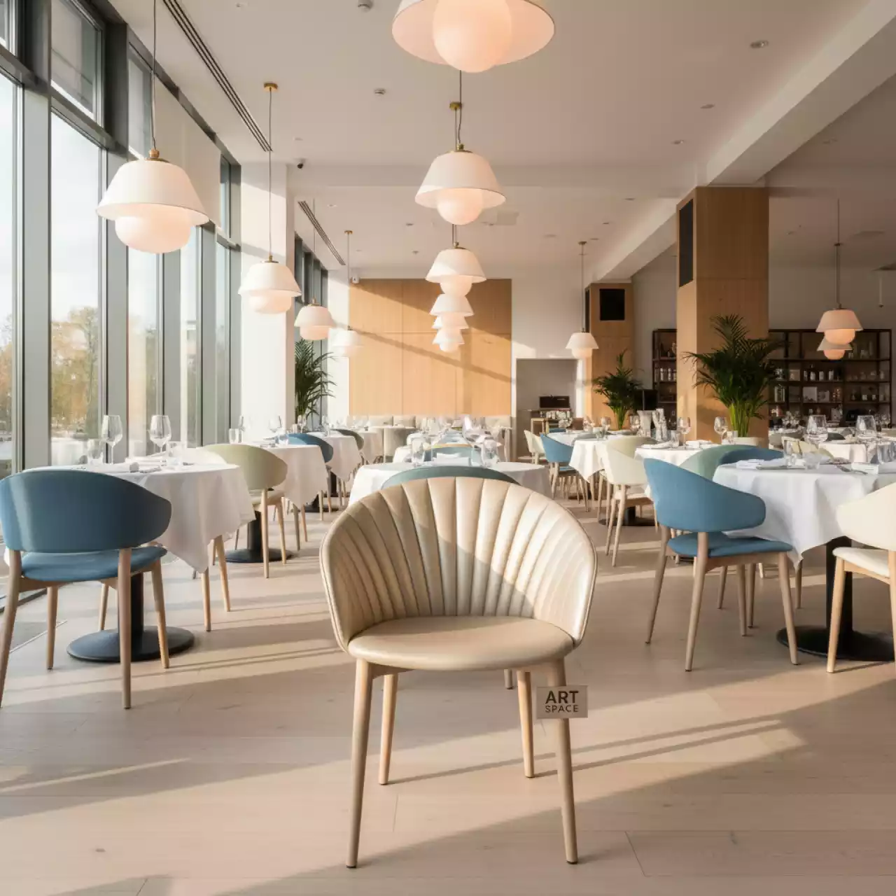 Аренда Стул Fanfare золото перламутровый в ресторане «Магадан» — ART SPACE