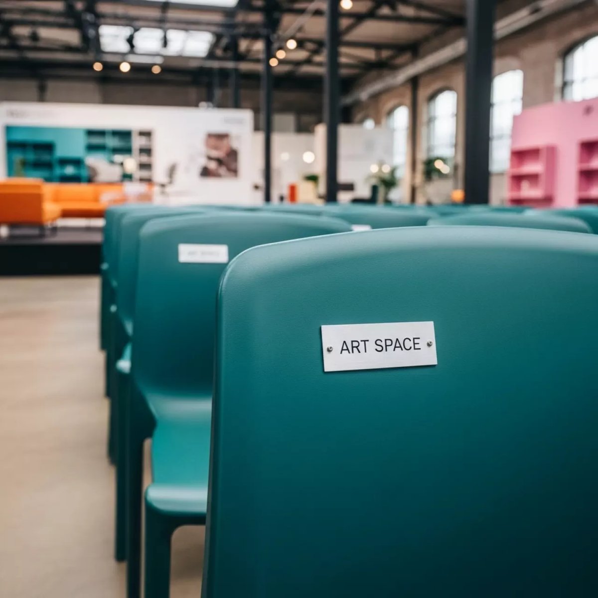 Аренда Стул Field пластик темно бирюзовый в Bridge Resort — ART SPACE