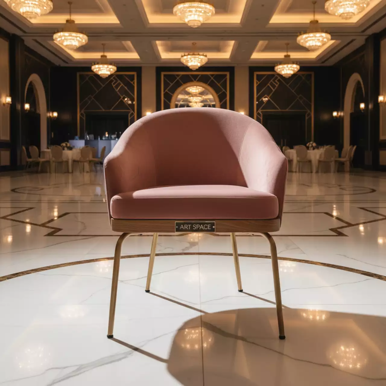 Аренда Стул Fleur розовый в Grand Karat Sochi — ART SPACE