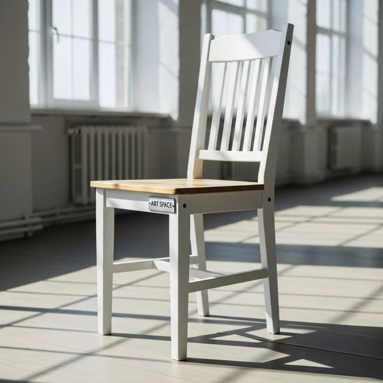 Аренда Стул Гилберт белый деревянный WT на пляжных клубах Хосты — ART SPACE
