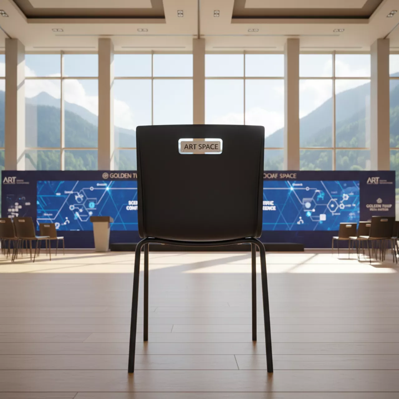 Аренда Стул Gunde черный пластик в Golden Tulip Rosa Khutor — ART SPACE