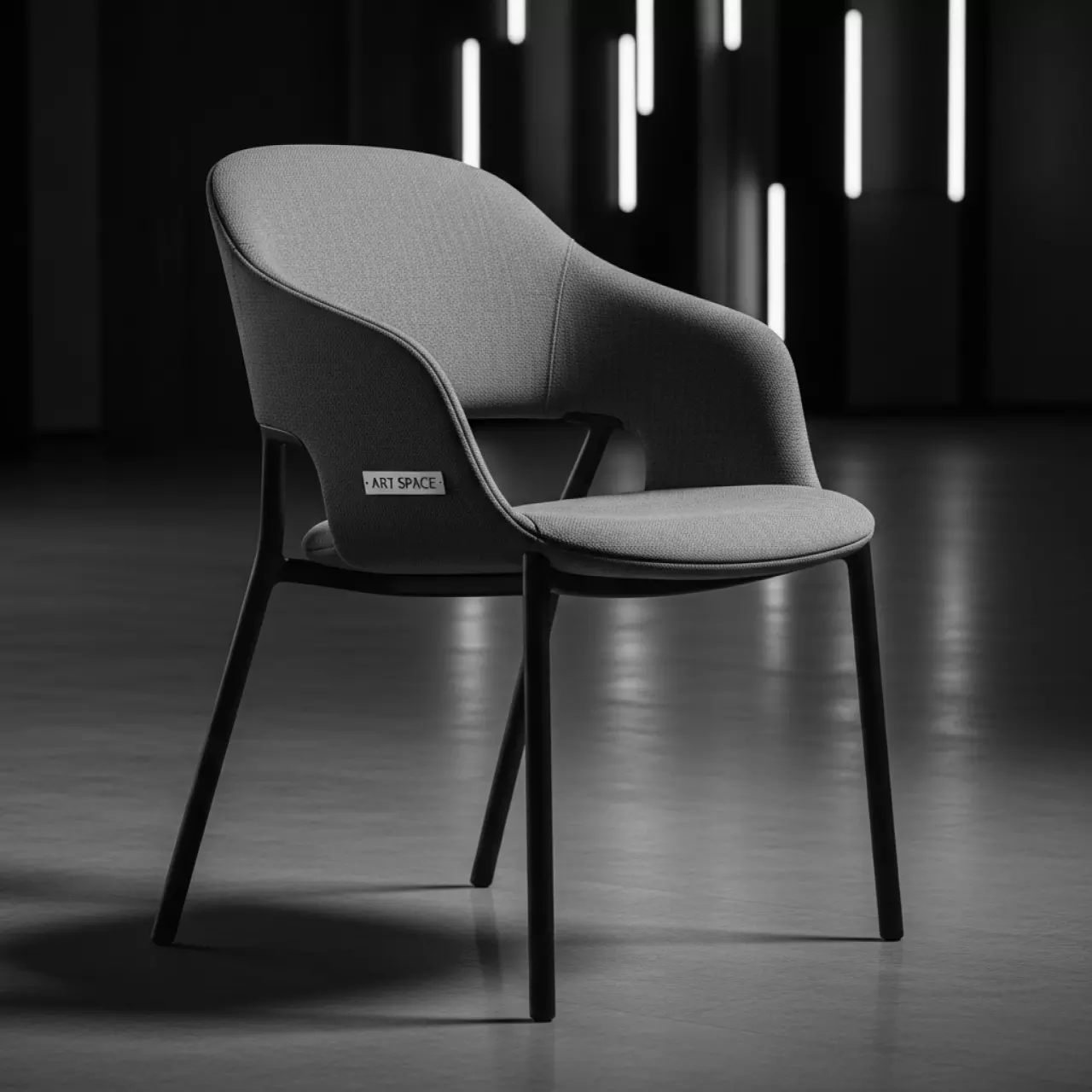Аренда Стул Helmet каркас черный серый в Mövenpick Hotel — ART SPACE