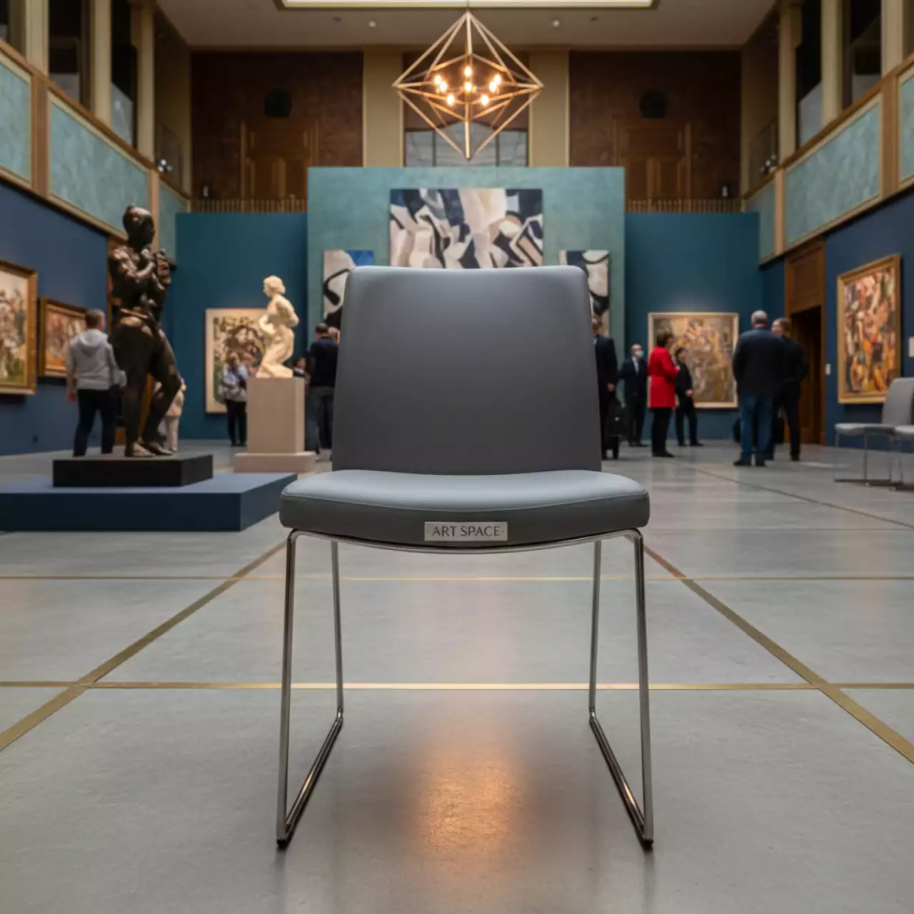 Аренда Стул Helsinki серый ножки сталь в отеле «Богатырь» — ART SPACE