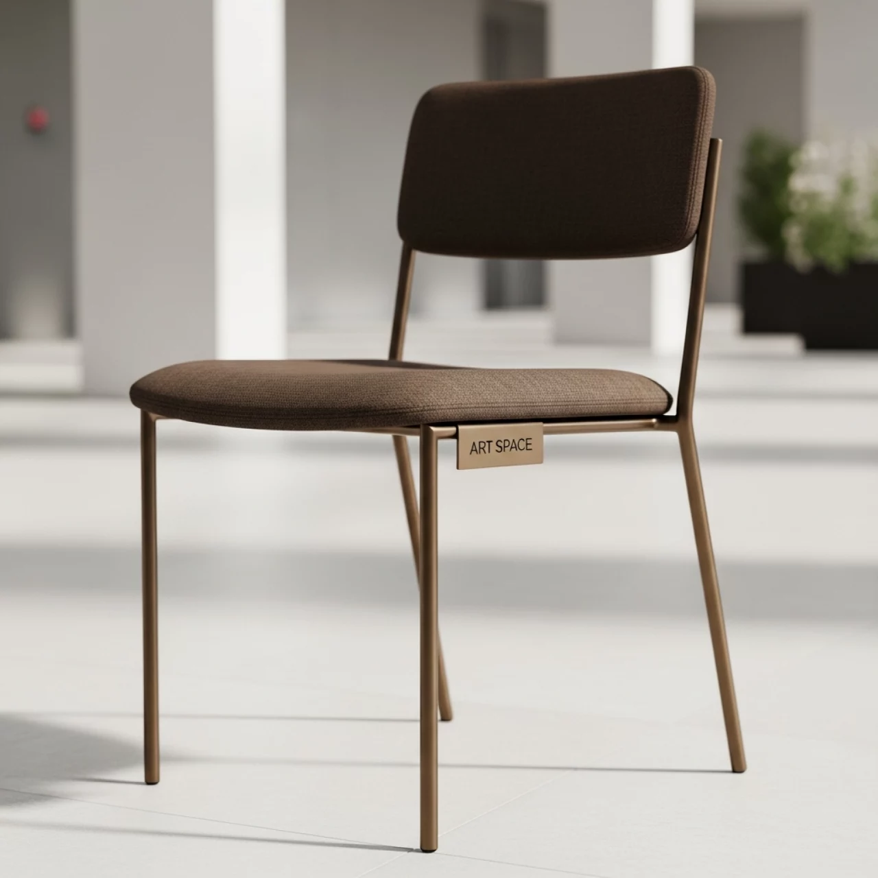 Аренда Стул Хит бронзовый каркас темно коричневый в Гранд Отель Поляна — ART SPACE