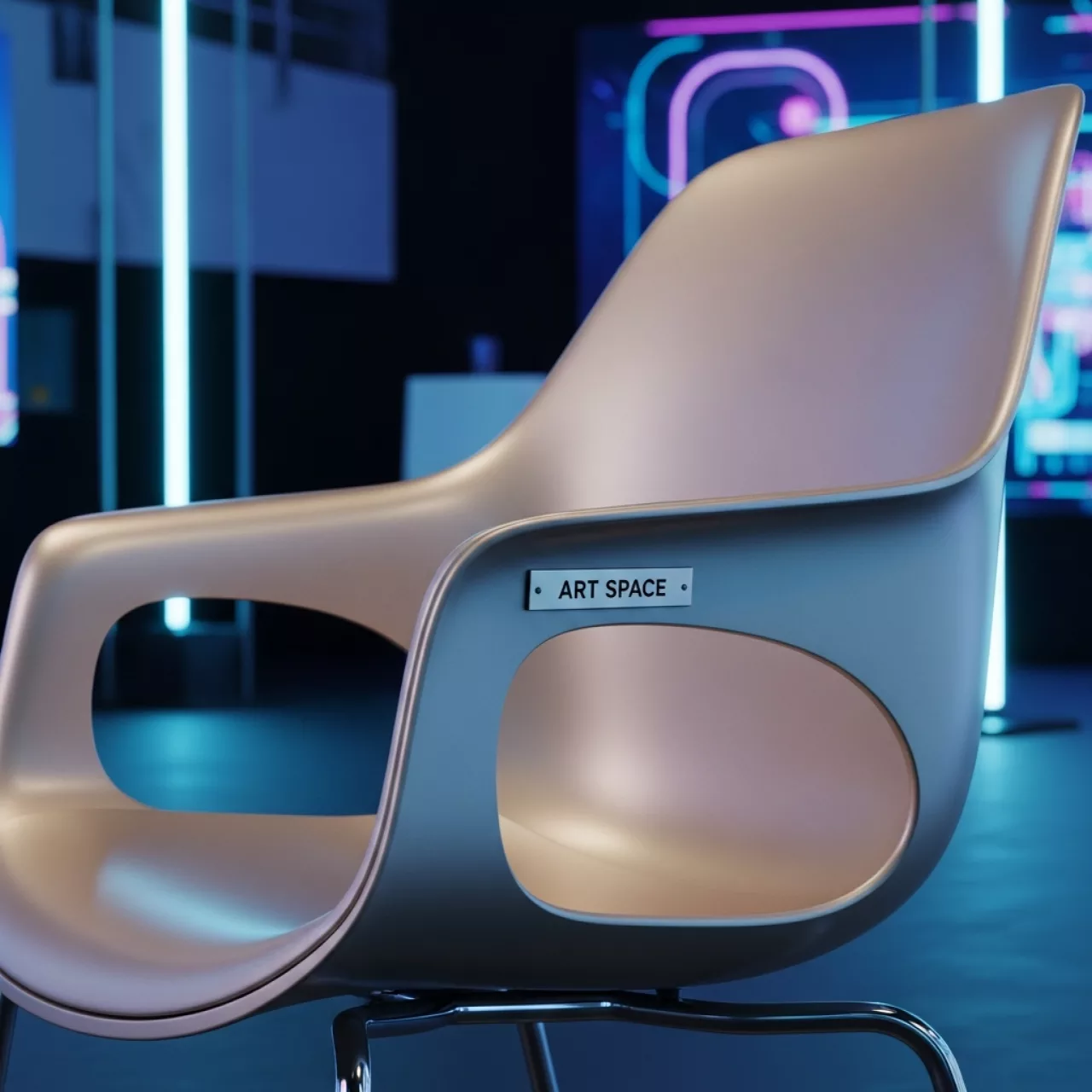 Аренда Стул Хит с подлокотниками шампань Afitap в Сириус Арене — ART SPACE