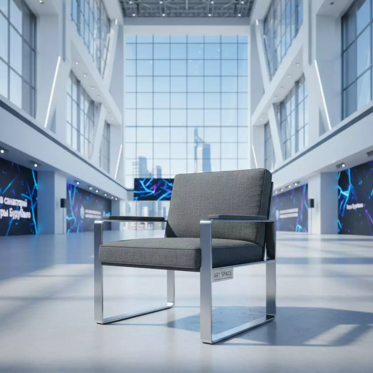 Аренда Стул Хит серебро рогожка темно серая Tempo в санатории «Русь» — ART SPACE