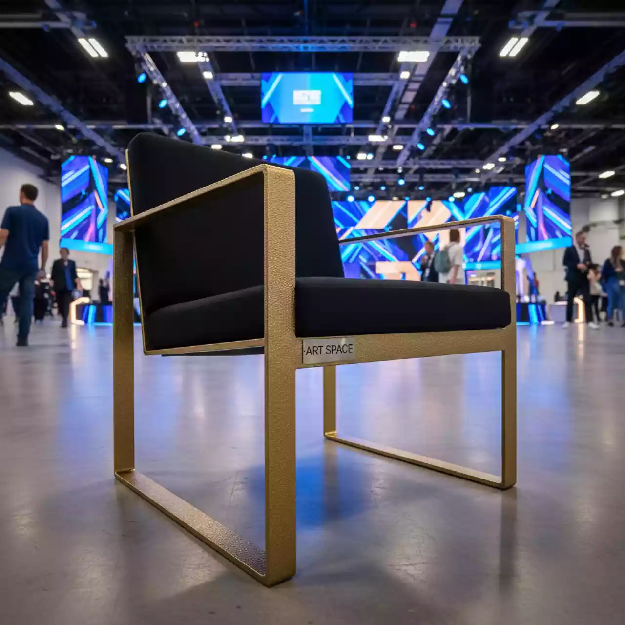 Аренда Стул Хит золото сабо черный в Delta Sirius — ART SPACE