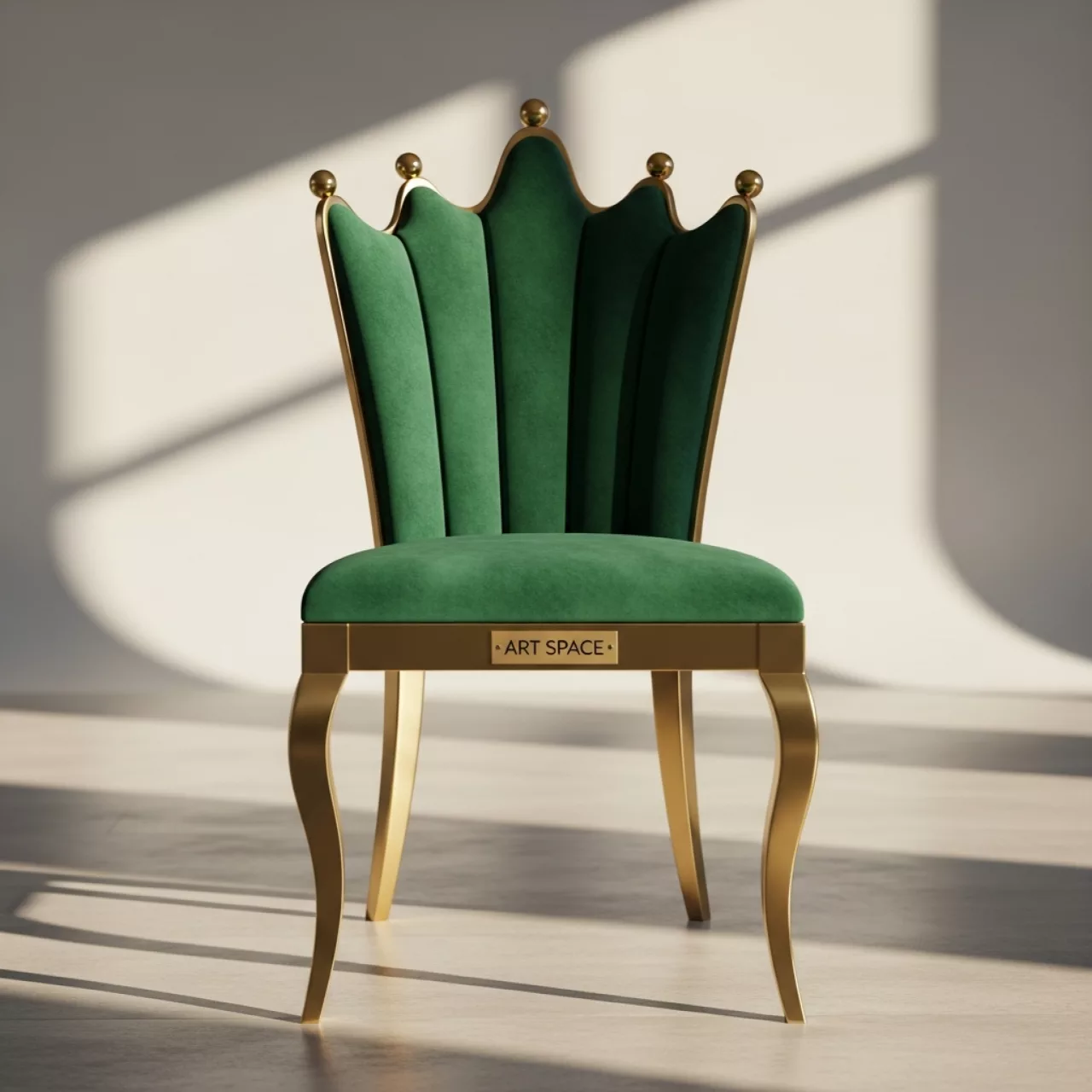 Аренда Стул Хит золото зеленая корона в гранд-отеле «Жемчужина» — ART SPACE