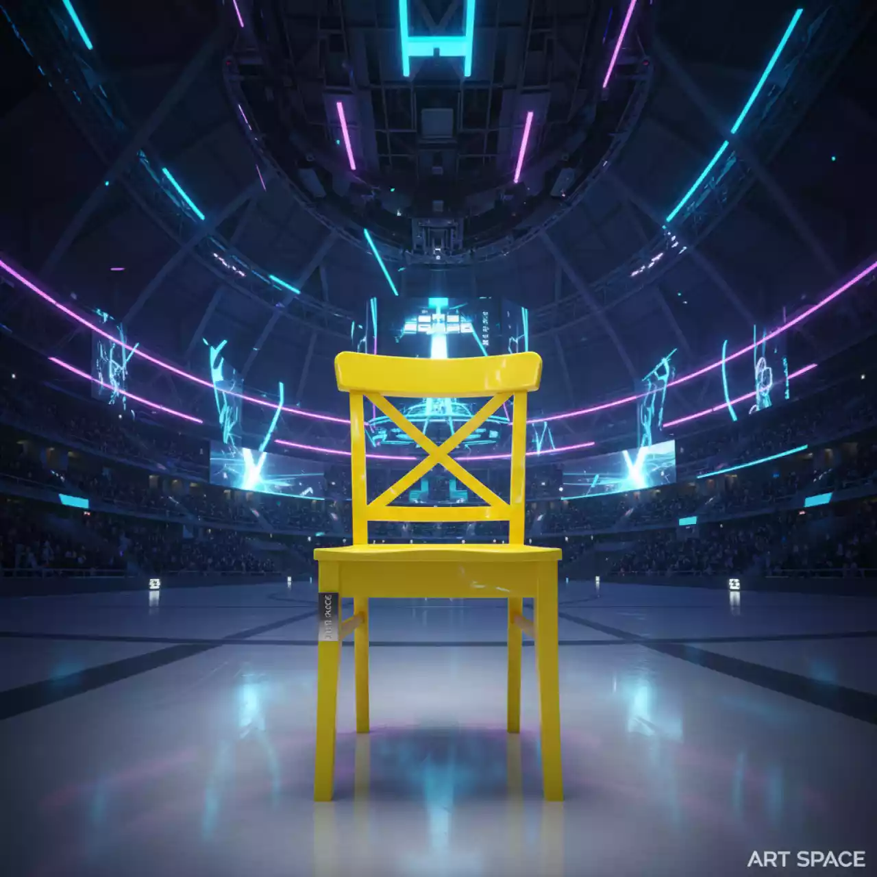 Аренда Стул Ингольф желтый в ледовом дворце «Большой» — ART SPACE